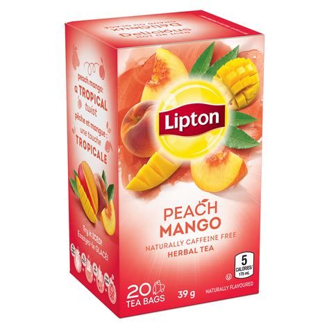 Lipton Peach Mango Herbal Tea reviews in Tea - FamilyRated