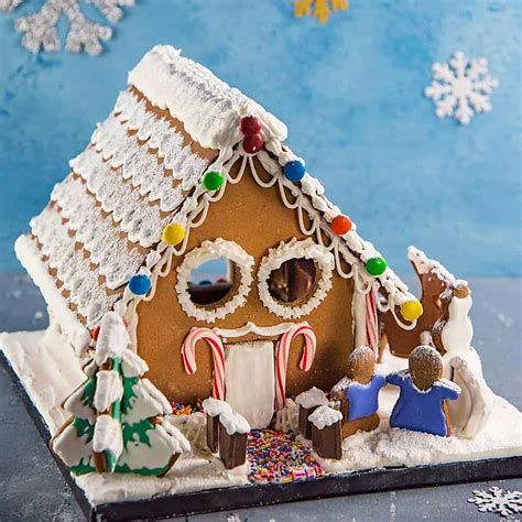 Gingerbread House (Recipe & Template) - The Flavor Bender