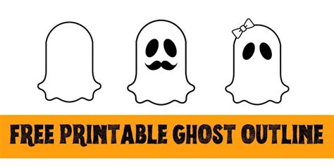 Free Printable Ghost Template - OriginalMOM