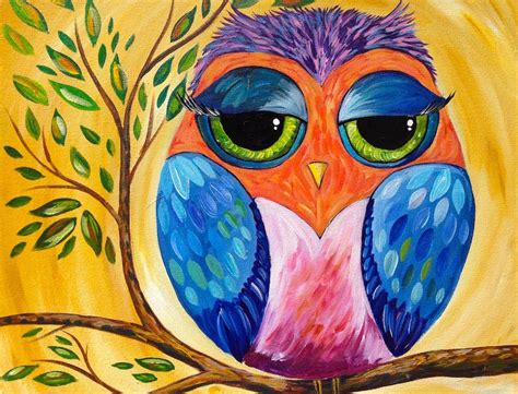 How To Paint An Owl For Beginners – View Painting