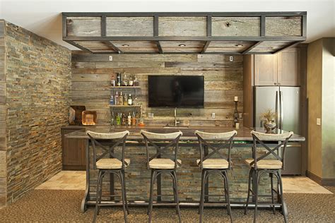 Project Feature: Rustic Eagan Basement Remodel with Entertaining in Mind | Eagan Remodeling ...