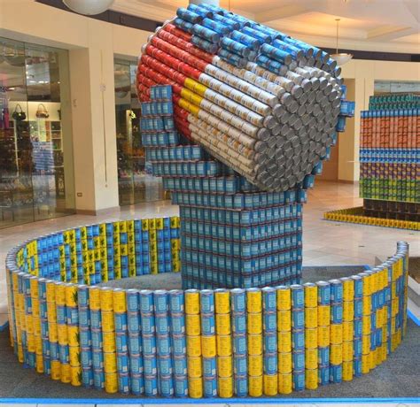 Simply Creative: Canned Food Sculptures of Canstruction