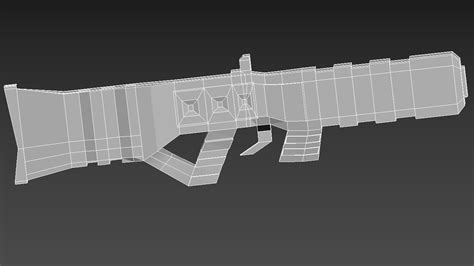 Free Low Poly Rifle 3D - TurboSquid 1789981