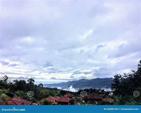 Best View from the Top of Villa at Puncak Bogor Stock Photo - Image of coast, town: 262887344