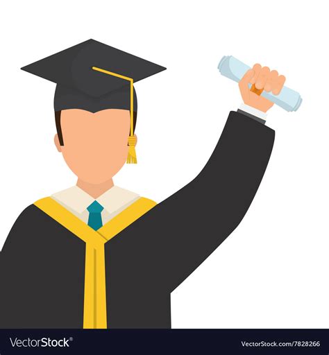 Graduation icon design Royalty Free Vector Image