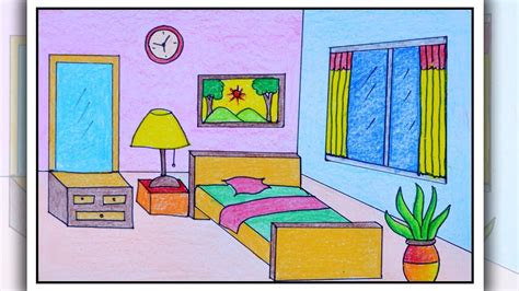 Kids Room Drawing Easy - 21 Beautiful Children S Rooms : How to draw an ...