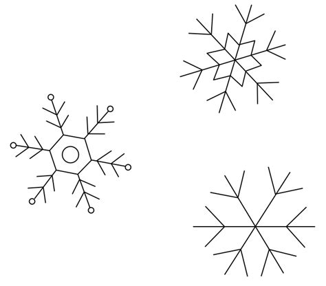 Snowflake Pattern - Wandering Threads Embroidery