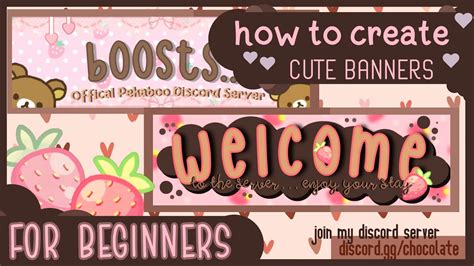 How to create cute & basic banners ♡ (for beginners) - YouTube