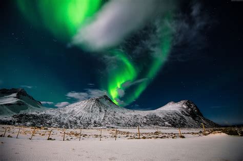 Northern lights, northern lights, sky, winter HD wallpaper | Wallpaper Flare