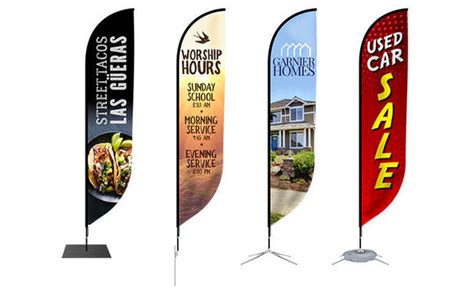 Feather Flag Banners - Custom Feather Flag Banners | Signs.com