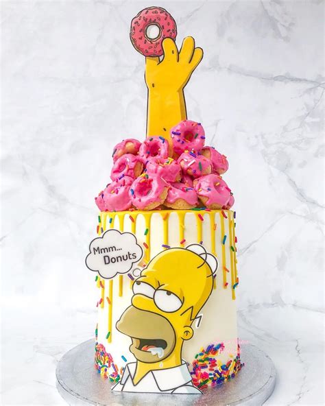 homer simpson cake