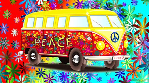 Hippie Van Wallpapers - Wallpaper Cave