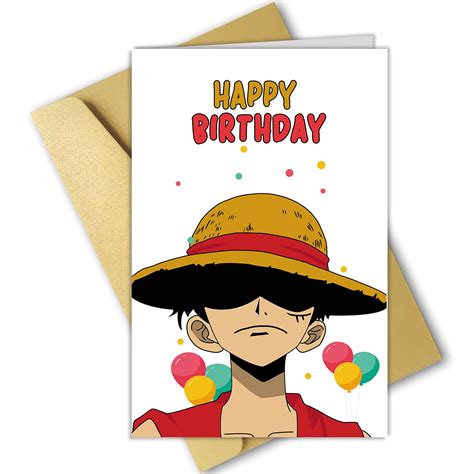 Happy Birthday To The Strongest Grappler Anime Greeting Card Anime Greeting Card Anime Gifts ...