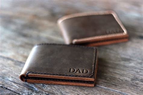 Leather Bifold Wallet [Personalized] [Custom Handmade to Order]