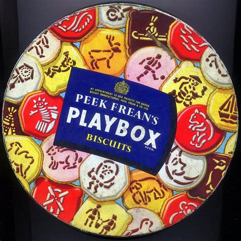 Peak Frean's Playbox Tin - Vintage Sweets and Childhood Memories