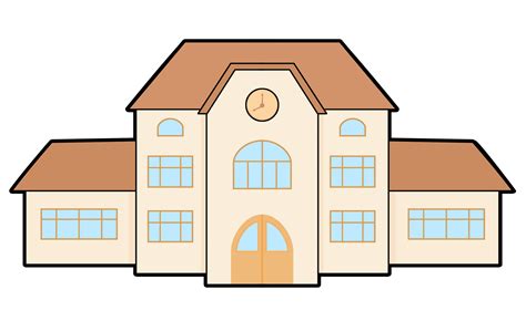 Cartoon School Building - ClipArt Best