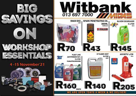 Witbank Midas Workshop Specials 4-15 November 2021 by Moss Group - Issuu