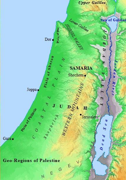 Map of Palestine