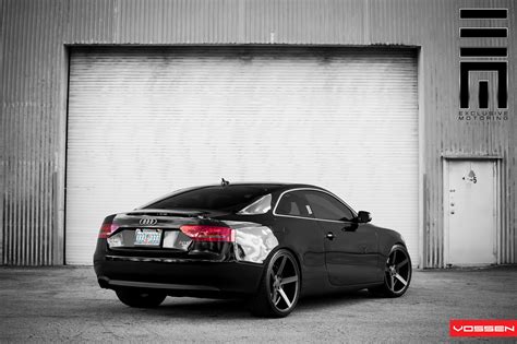 What Classy Looks Like: Black Audi S5 on Dark Smoke Rims — CARiD.com Gallery