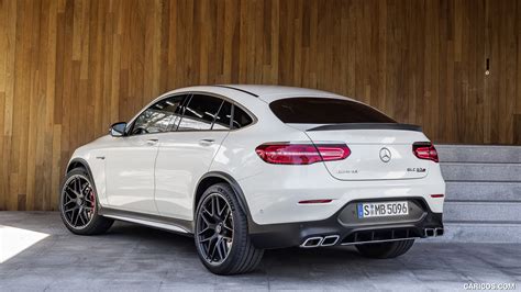 2018 Mercedes-AMG GLC 63 S Coupe 4MATIC+ (Color: designo Diamond White) - Rear Three-Quarter ...