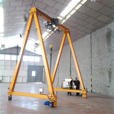 A Frame Lifting Portable Gantry Crane 3.5 Ton Fixed Height With ...