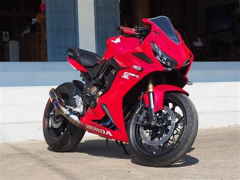 Red Honda CBR Motorcycle