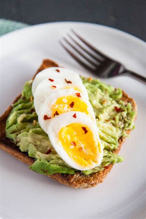 Hard Boiled Eggs with Avocado Toast - Breakfast For Dinner