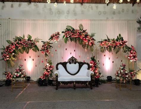 Simple Wedding Stage Decorations