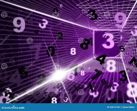 Mathematics Numbers Shows One Two Three And Calculate Stock Photo ...