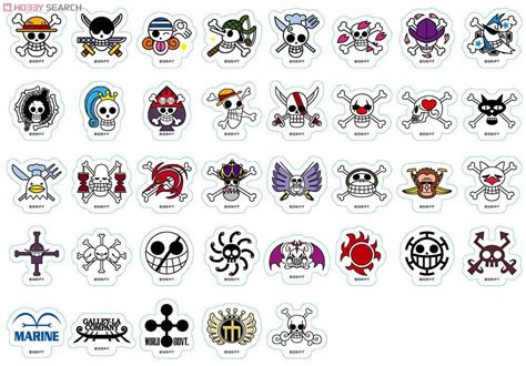 One Piece Mini Sticker Grand Line Symbols (Anime Toy) Item picture2