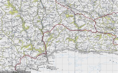 Historic Ordnance Survey Map of No Man's Land, 1946