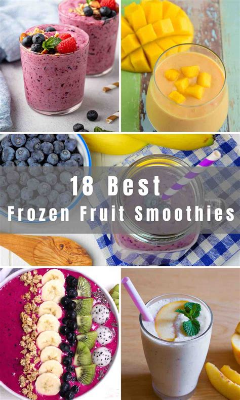 18 Easy Frozen Fruit Smoothie Recipes - IzzyCooking