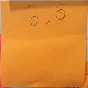 drawing of stress face – The Answer Wall