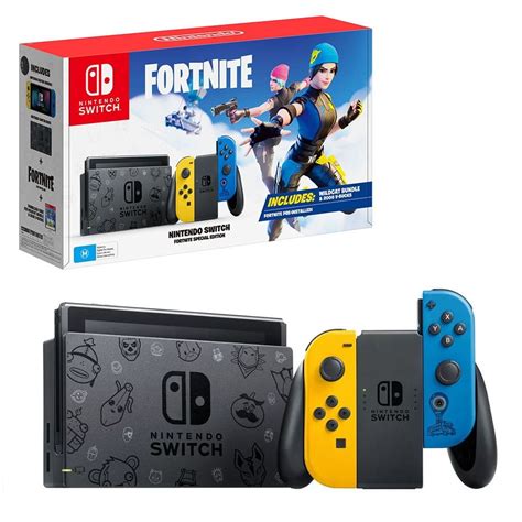 Nintendo Switch Console with Wildcat Fortnite Game Bundle - Walmart.com