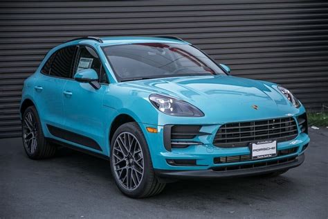 2020 Porsche Macan 14 Miles Miami Blue 4d Sport Utility 2.0l I4 Turbocharged 7-