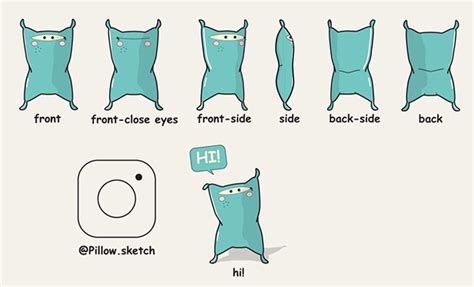 Pillow character on Behance