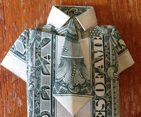 Dollar Bill Origami- Shirt and Tie : 15 Steps (with Pictures) - Instructables