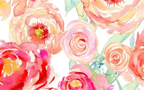 Watercolor Pattern Wallpaper at PaintingValley.com | Explore collection ...