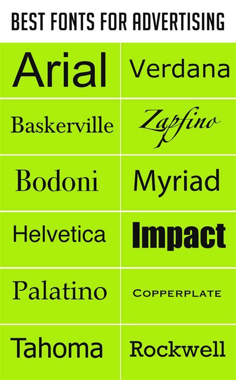 16+ Best Fonts For Advertising (FREE DOWNLOAD)