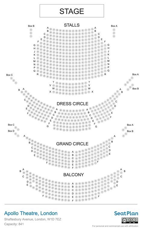 Apollo Theatre London Seating Plan & Seat View Photos | SeatPlan