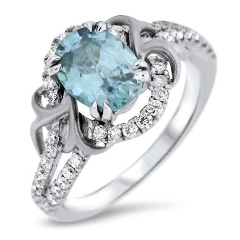 Blue Zircon Ring | Blue zircon, Zircon ring, Rings