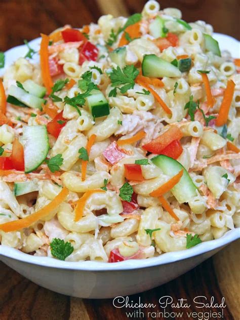 Cold Chicken Pasta Salad Recipe - Turning the Clock Back