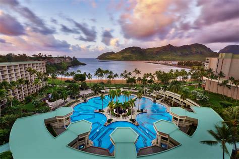 Kaua'i Marriott Resort Outdoor Pool - Aerial View #holiday, #Hotels, #travel, | Marriott resorts ...