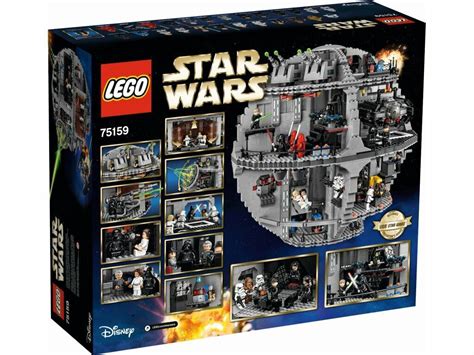 LEGO Star Wars Death Star 75159 Space Station Building Kit With Star Wars Minifigures For Kids ...