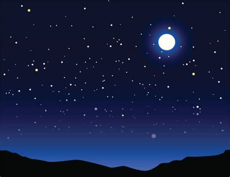 Royalty Free Night Sky Clip Art, Vector Images & Illustrations - iStock