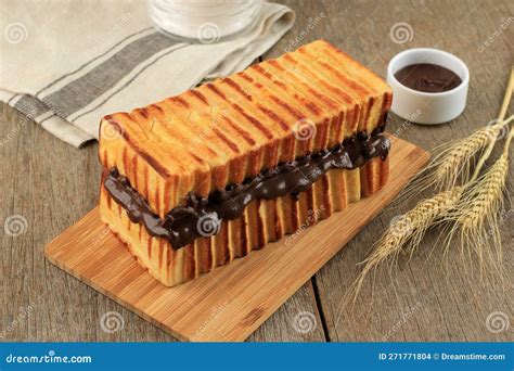 Bandung Bread Toast or Roti Bakar Bandung Stock Photo - Image of ...