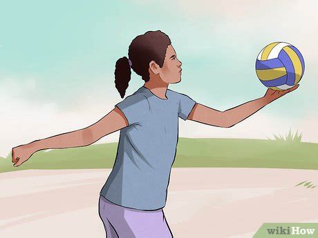 4 Ways to Serve a Volleyball - wikiHow