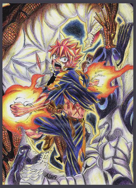 Natsu Dragneel x Igneel and Acnologia by Ashreille-chan on DeviantArt