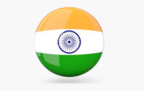 Glossy Round Icon - Logo Indian Flag Png, Transparent Png - kindpng