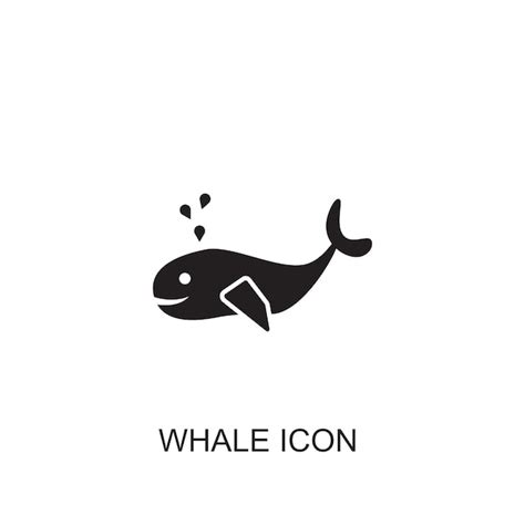 Premium Vector | Whale vector icon icon